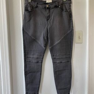 RWN by Rawan curvy motorbike jeans
